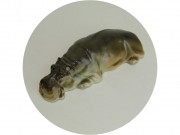 Статуэтка старинная, фигура "Бегемот Гиппопотам" Фарфор ЛФЗ №13424