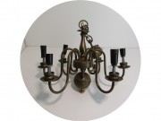 Люстра латунная старинная №13478