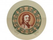 Тарелка, панно настенное "Петр Первый" Фарфор ЛФЗ №13580