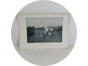 Литография старинная "Северная идилия" Коровин №13556