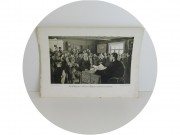 Литография старинная "Воскресное чтение в сельской школе" Богданов-Бельский №13557