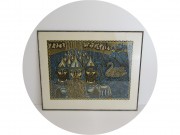 Литография "Тридцать Три Богатыря" Гетманский 1986 год №13648