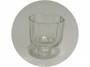 Лампадка старинная, вставка, стакан в лампаду Стекло №13685