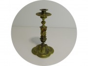 Подсвечник старинный "Времена года" Бронза 19 век №13702