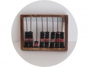 Счеты старинные маленькие №13895