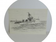 Гравюра Флот ГДР 1981 год №13930