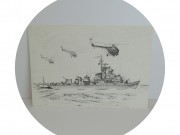 Гравюра Флот ГДР 1981 год №13931