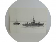 Гравюра Флот ГДР 1981 год №13935