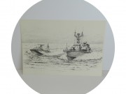 Гравюра Флот ГДР 1981 год №13940