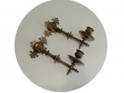 Подсвечник старинный на рояль, на пианино, на стену Парные Томпак №14115